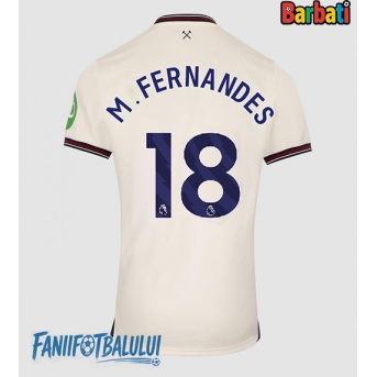 West Ham United Mateus Fernandes #18 Tricou Fotbal Replică 2025-26 Barbati Deplasare